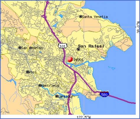 San Rafael Map .
